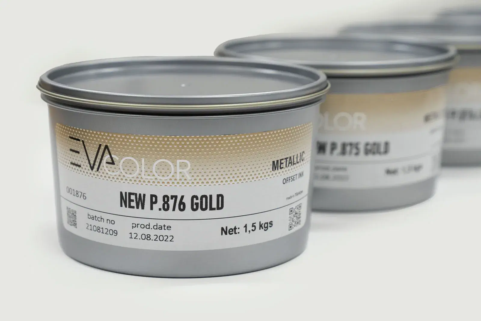 EVA COLOR Gold Metalik Mürekkepler / Yaldız Mürekkepler